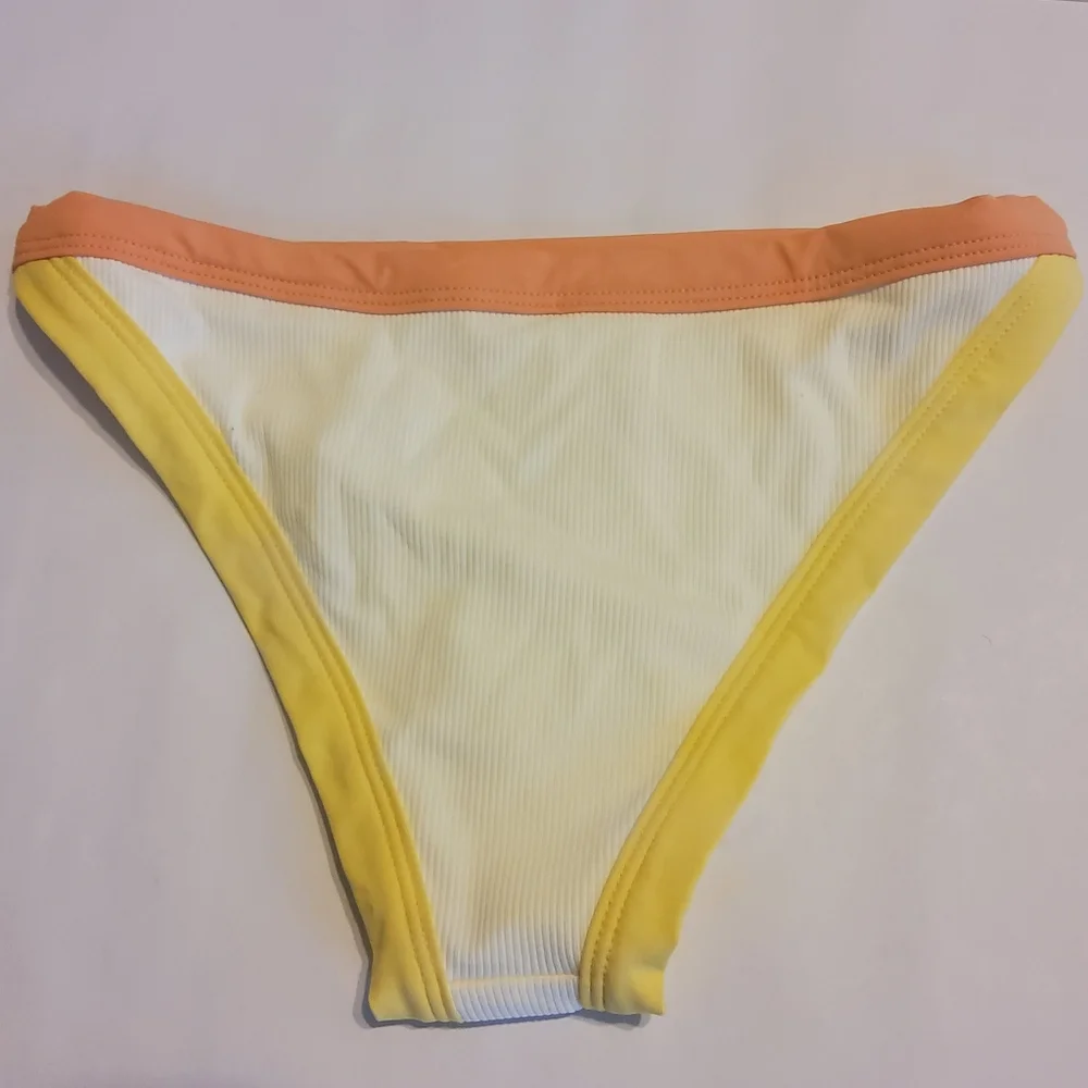 NWT L*Space Vacay Ribbed Colorblock Swim Bottom - XS​